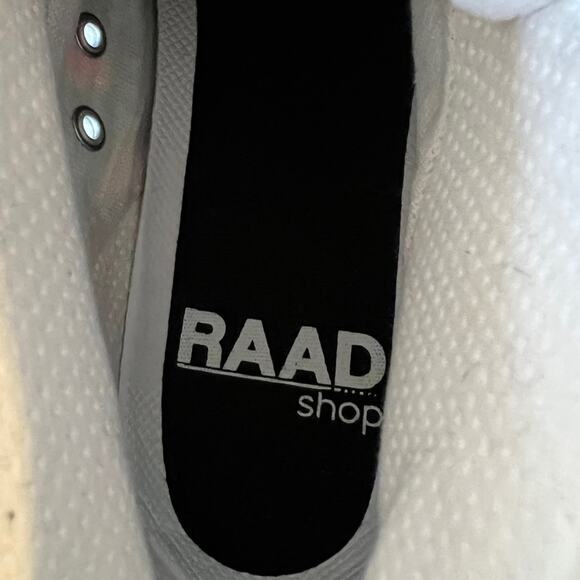 RAAD Shop Flamingo Print Lace Up High tops Sneakers Women Size 9 - Picture 10 of 13